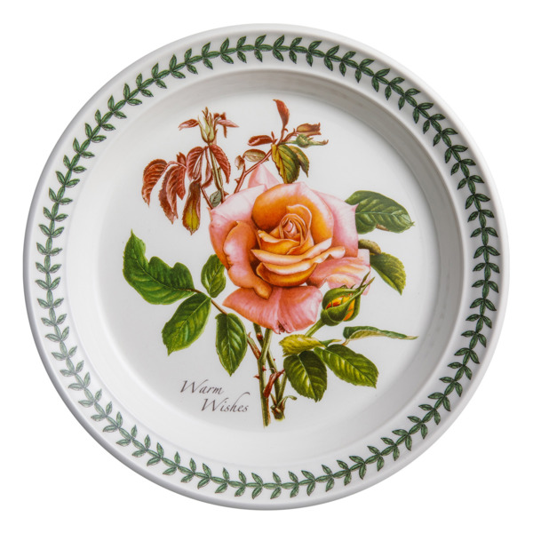 Тарелка обеденная Portmeirion Ботанический сад Розы Наилучшие пожелания чайная роза 26,5 см