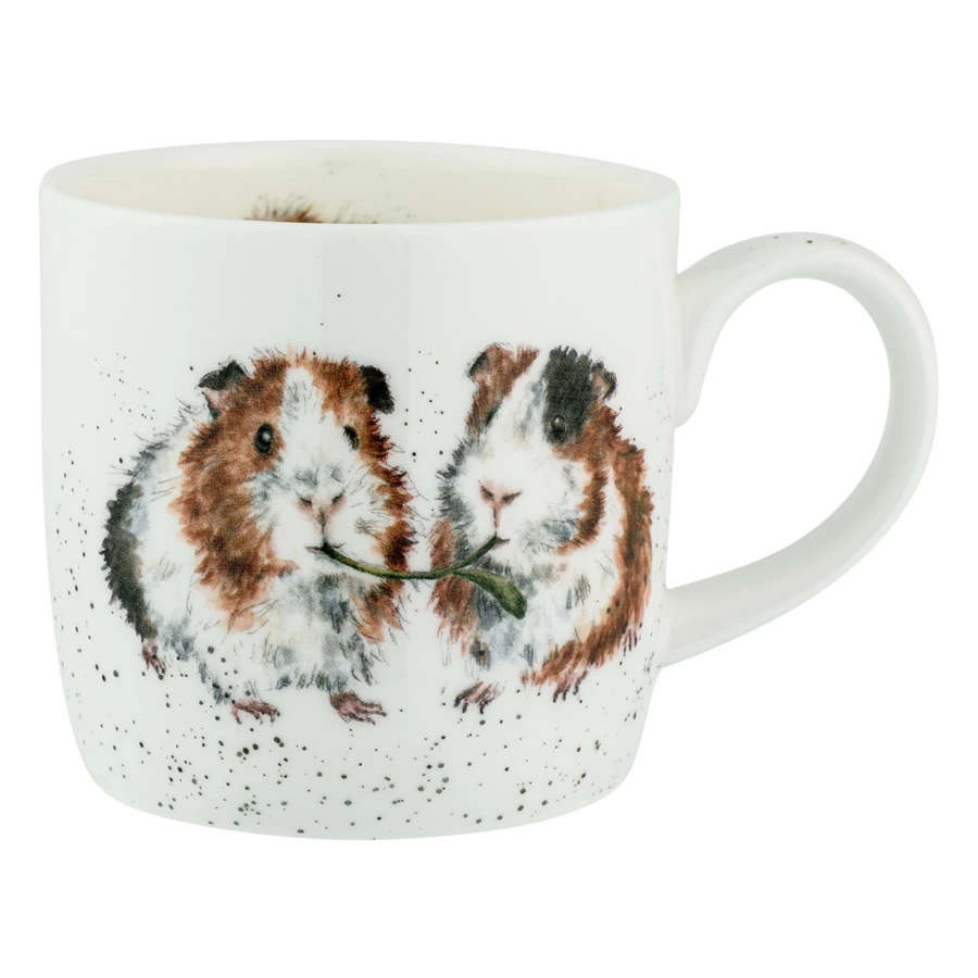 Кружка Royal Worcester Забавная фауна Морские свинки 310 мл, фарфор костяной