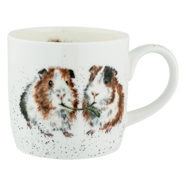 Кружка Royal Worcester Забавная фауна Морские свинки 310 мл, фарфор костяной