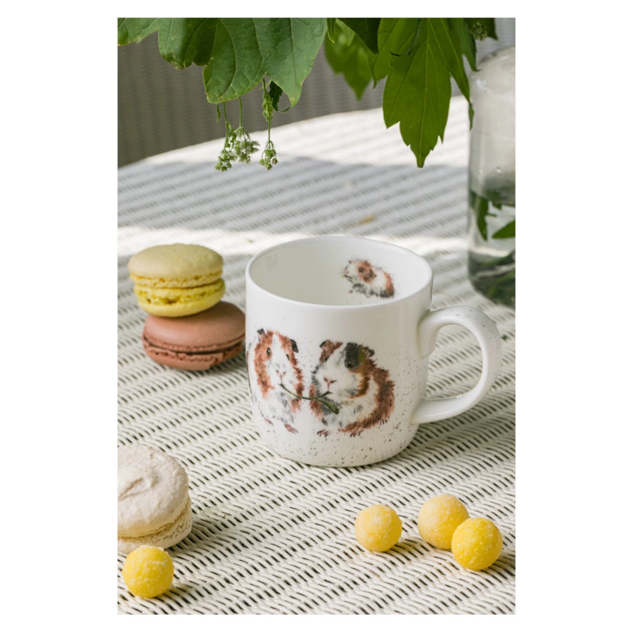 Кружка Royal Worcester Забавная фауна Морские свинки 310 мл, фарфор костяной