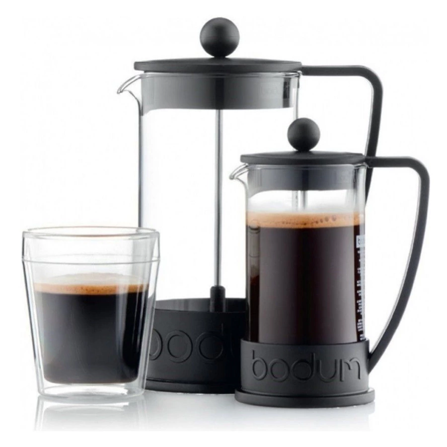 Кофейник с прессом Bodum Brazil 1 л, стекло