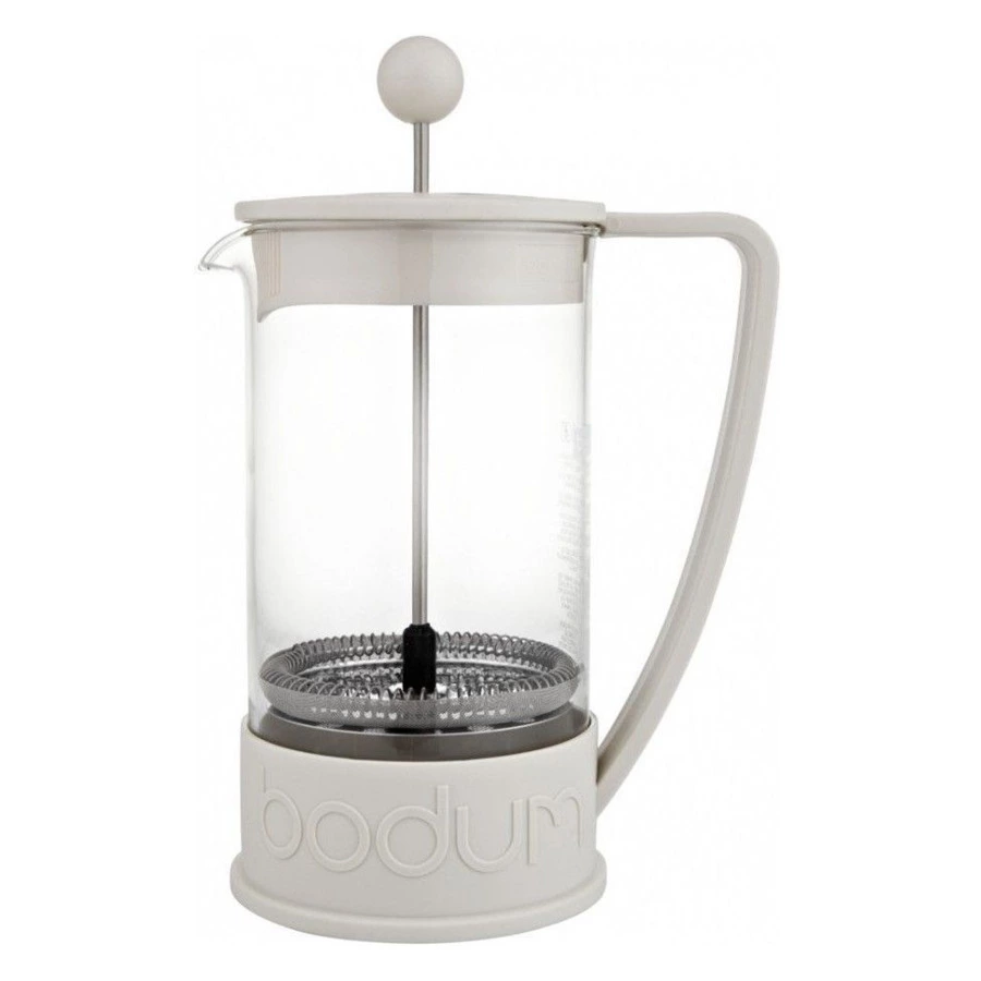 Кофейник с прессом Bodum Brazil 350 мл, стекло, белый