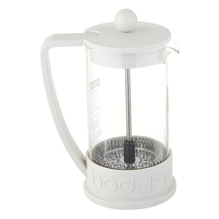 Кофейник с прессом Bodum Brazil 350 мл, стекло, белый