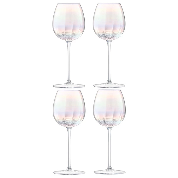 Набор бокалов для белого вина LSA International Pearl 325 мл, 4 шт, стекло, п/у