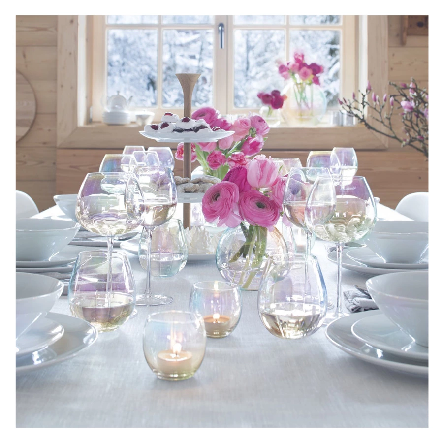 Набор бокалов для белого вина LSA International Pearl 325 мл, 4 шт, стекло, п/у