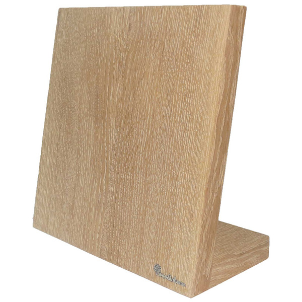 Подставка-блок магнитная для 5 кухонных ножей Woodinhome 26х25см, светлый дуб