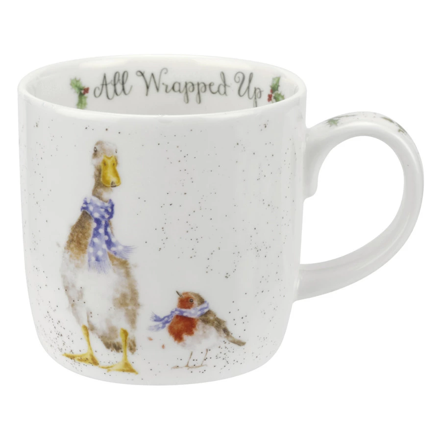 Кружка Royal Worcester Забавная фауна Утка и малиновка 310 мл