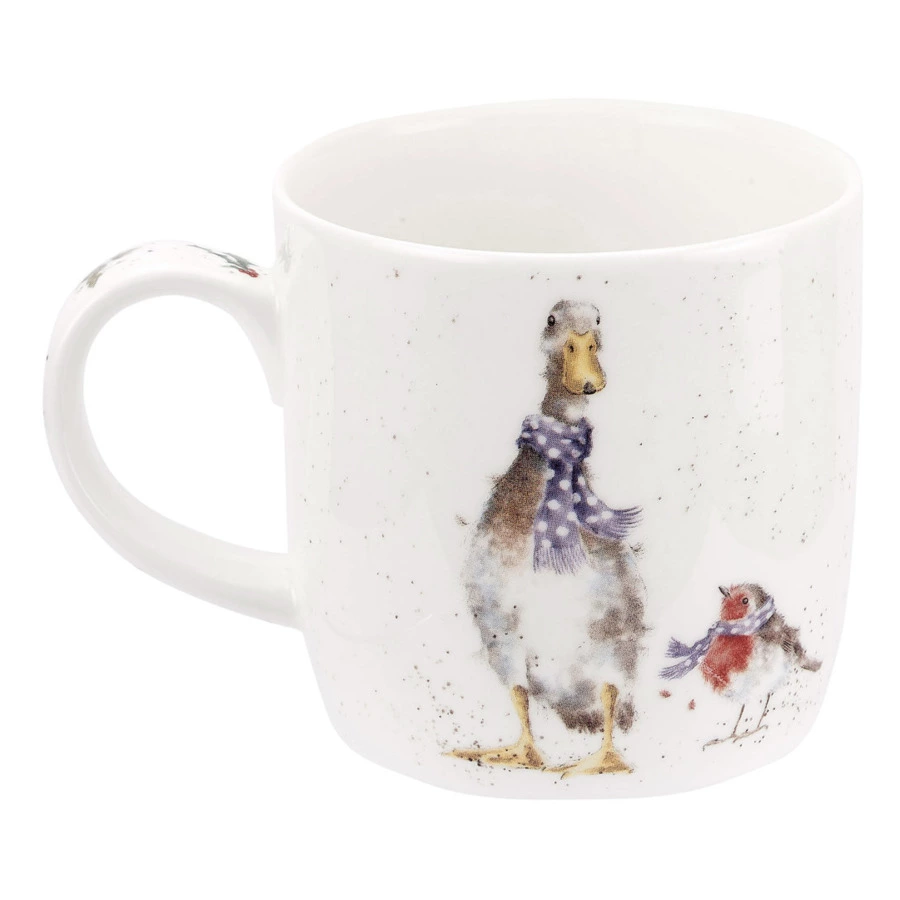 Кружка Royal Worcester Забавная фауна Утка и малиновка 310 мл