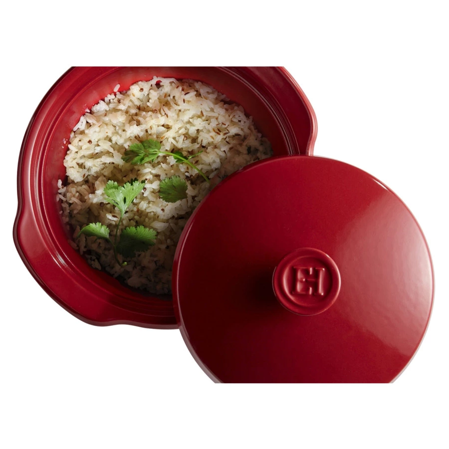 Мульти-кастрюля Emile Henry 2л ,37,3х13,6х9,7см, гранат, керамика жаропрочная