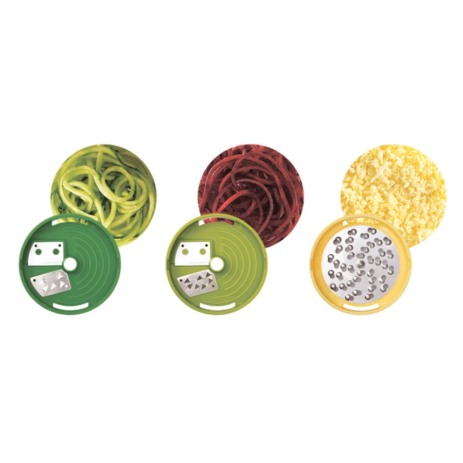 Терка спиралайзер Joseph Joseph "Spiro" с тремя лезвиями и контейнером для хранения