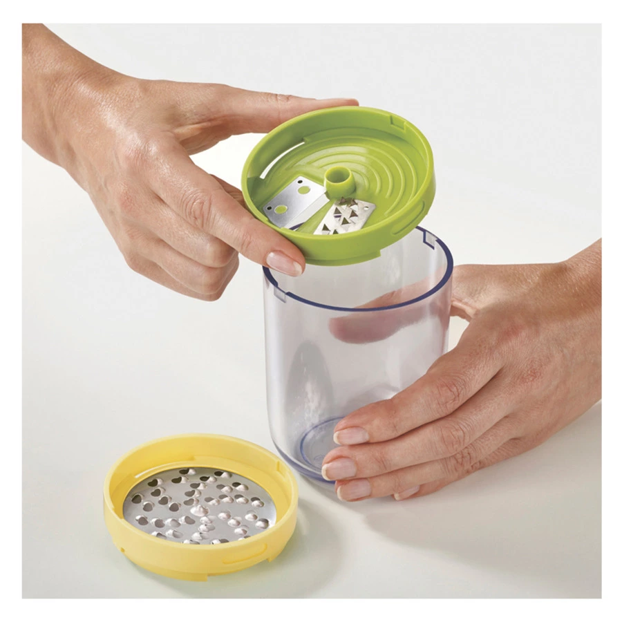 Терка спиралайзер Joseph Joseph "Spiro" с тремя лезвиями и контейнером для хранения