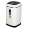 Ведро для мусора сенсорное EKO Ecosmart 28 л, сталь нержавеющая, белое