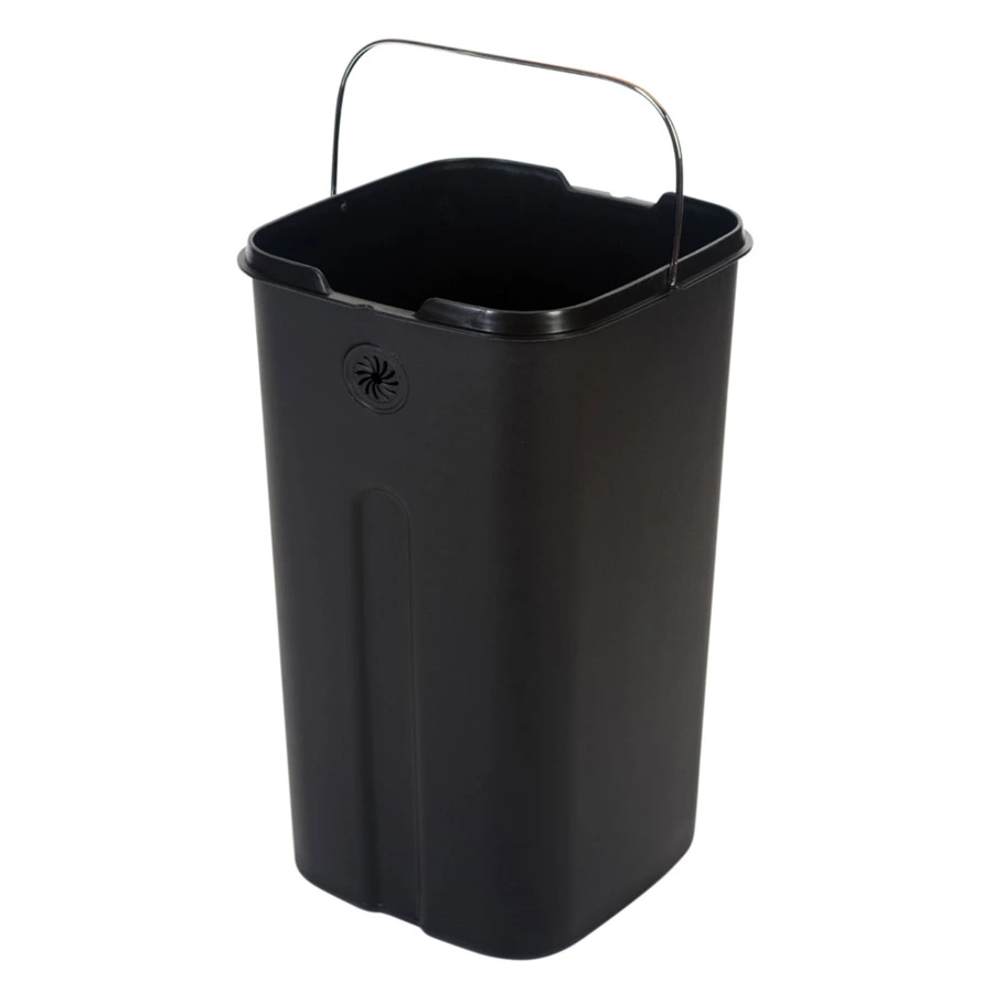 Ведро для мусора сенсорное EKO Ecosmart 28 л, сталь нержавеющая, белое