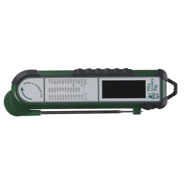 Термометр цифровой, щуп, зелёный корпус
