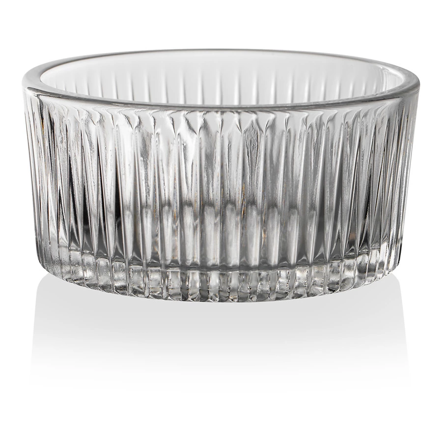 Сахарница круглая с крышкой Queen Anne 11 см, сталь, стекло, посеребрение