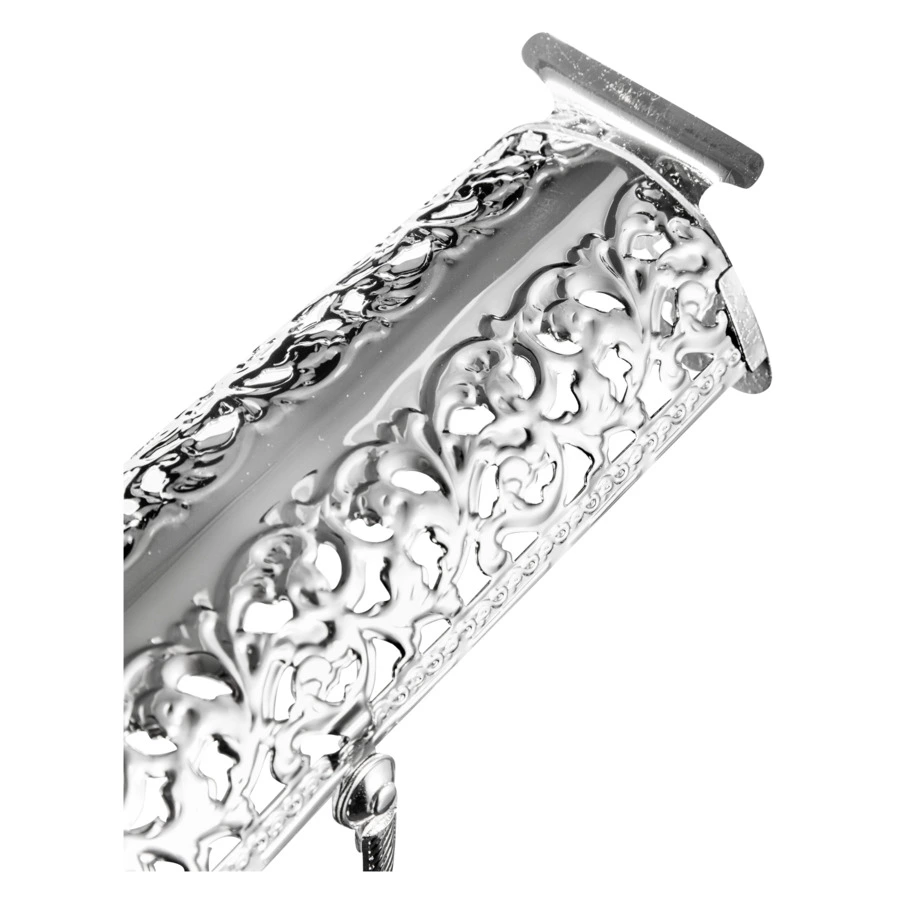 Блюдо для печенья с ручкой, на ножках Queen Anne 22х7х11 см, сталь, посеребрение