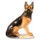 Скульптура Терра керамос Овчарка в красках 24 см, фарфор