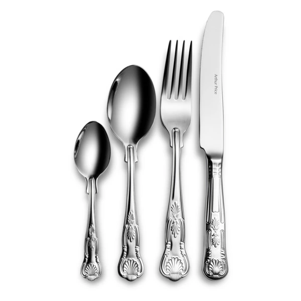 Набор столовых приборов Arthur Price Кингс на 6 персон, 24 предмета,  п/к