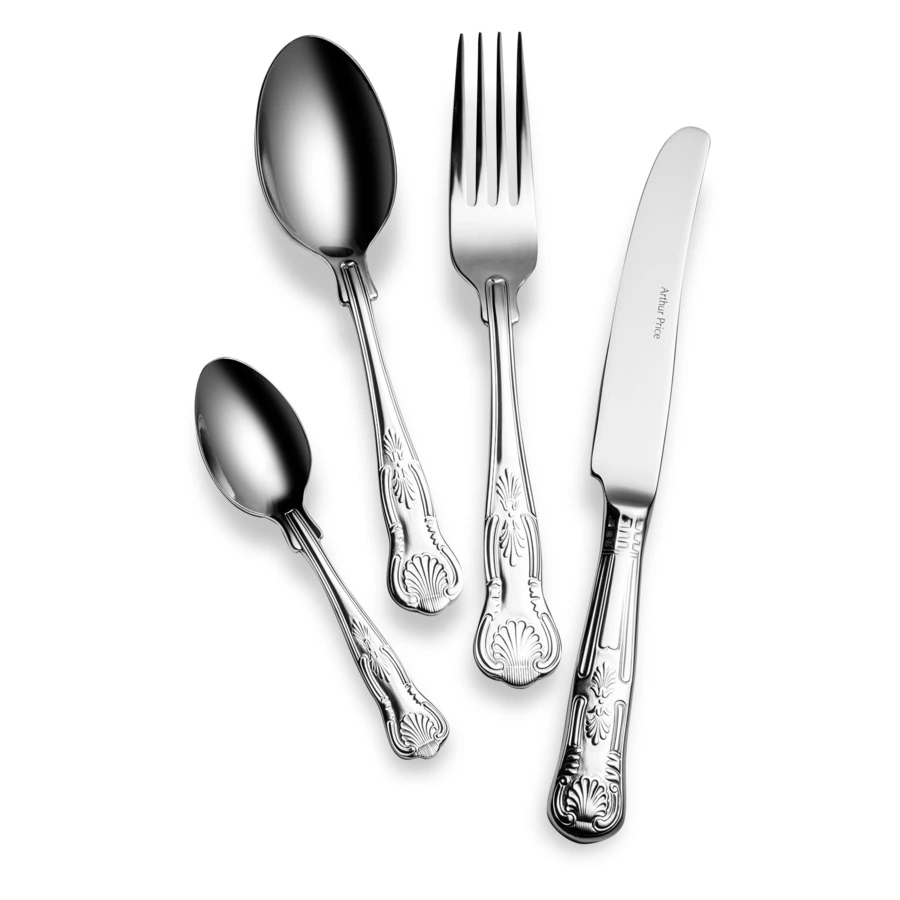 Набор столовых приборов Arthur Price Кингс на 6 персон, 24 предмета,  п/к