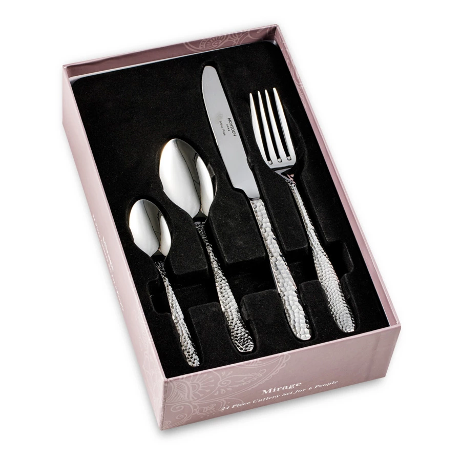 Набор столовых приборов Arthur Price Монсун Мираж на 6 персон 24 предмета, п/к