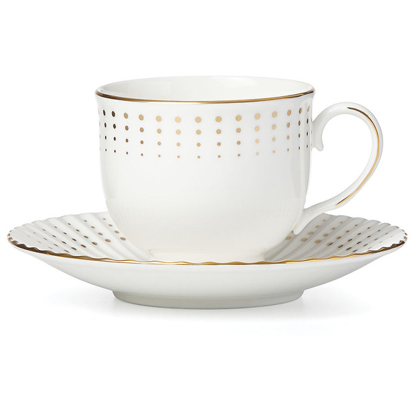 Чашка чайная с блюдцем Lenox Золотой водопад 150 мл