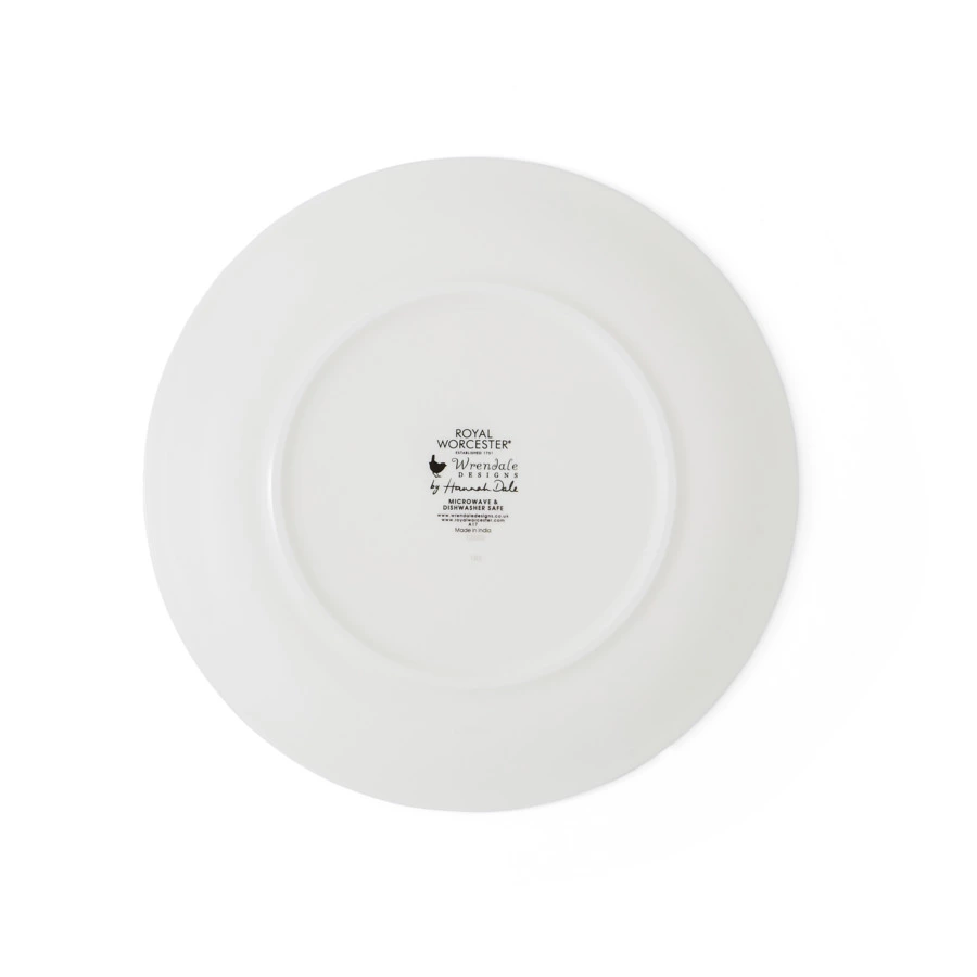 Тарелка закусочная Royal Worcester Забавная фауна Утка 20 см, фарфор костяной