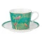 Чашка чайная с блюдцем Portmeirion Сара Миллер Челси 200 мл, зеленая