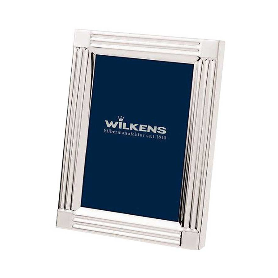 Рамка для фото Wilkens Сен-Жермен 10х15 см, посеребрение цена и фото