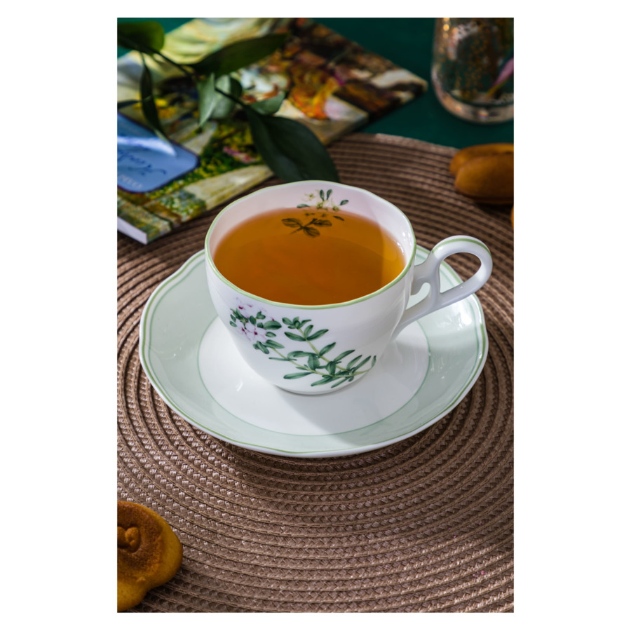 Чашка чайная с блюдцем Noritake Английские травы 250 мл
