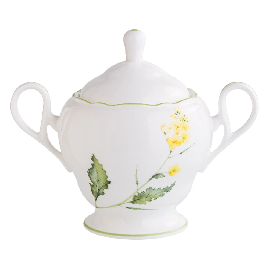 Сахарница Noritake Английские травы 360 мл, фарфор костяной