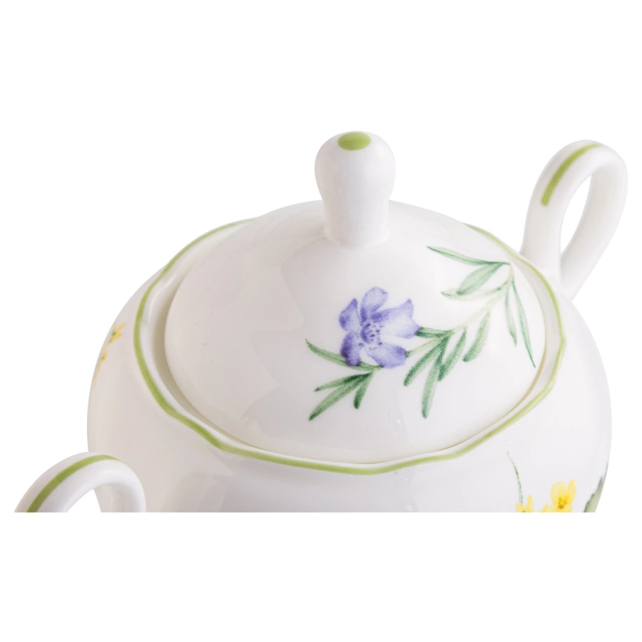 Сахарница Noritake Английские травы 360 мл, фарфор костяной