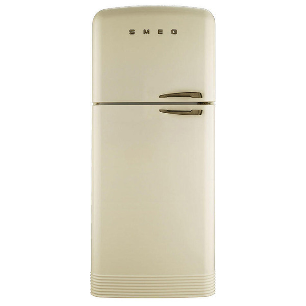 Отдельностоящий двухдверный холодильник, No-Frost FAB50LCRB, цвет кремовый, фурнитура латунная