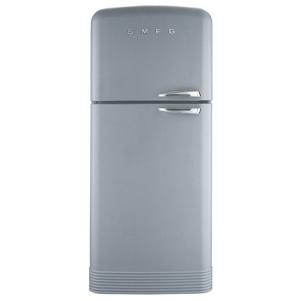 Отдельностоящий двухдверный холодильник, No-Frost FAB50LSV, цвет серебристый, стиль 50-х годов