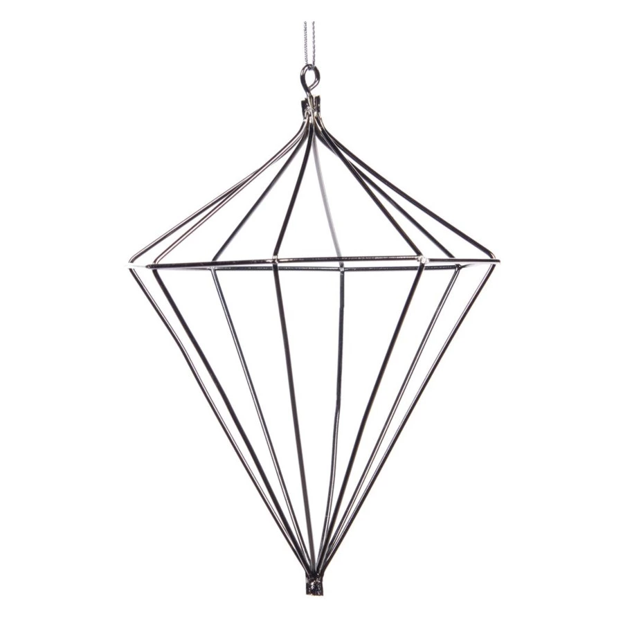 Украшение новогоднее Goodwill 14см Брилиант, серебряное