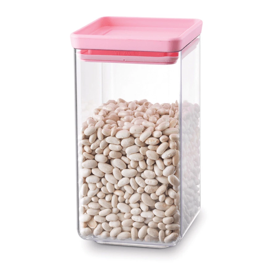 Контейнер прямоугольный Brabantia 1,6 л, пластик, розовый