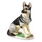Скульптура Терра Керамос Овчарка 23х25 см, фарфор, надглазурная роспись