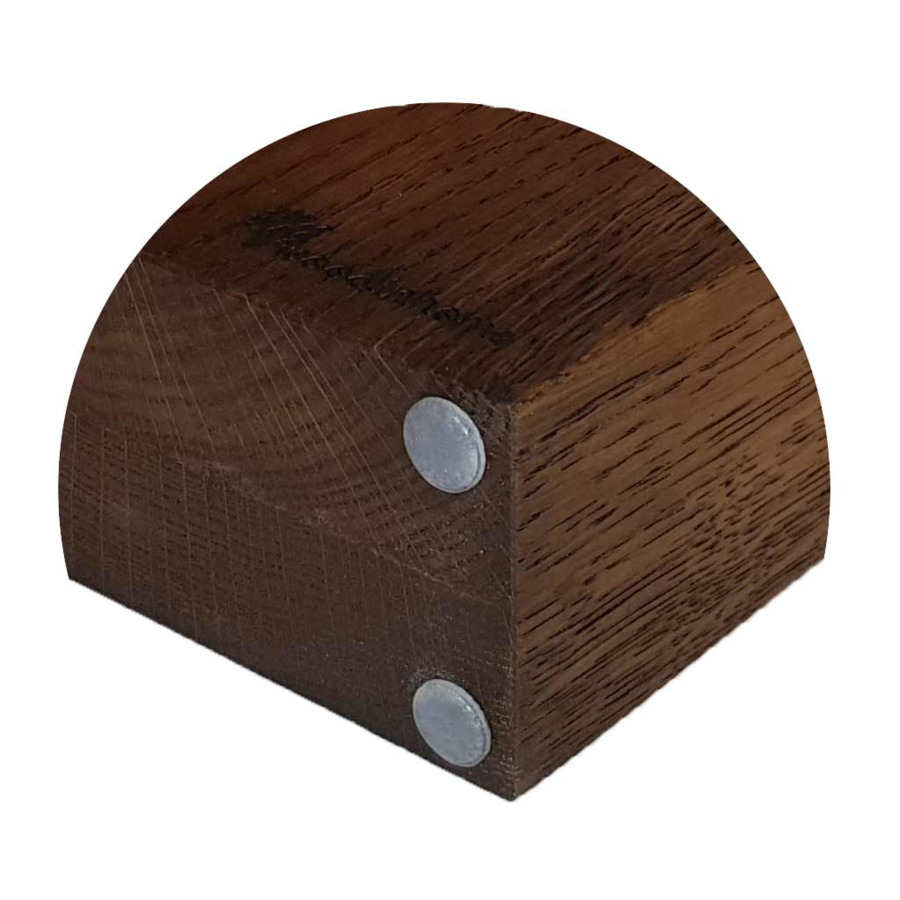 Подставка-блок магнитная для 8 кухонных ножей Woodinhome 24х12,5см, темный дуб