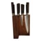 Подставка магнитная для 8 кухонных ножей Woodinhome 24х12,5см, темный дуб