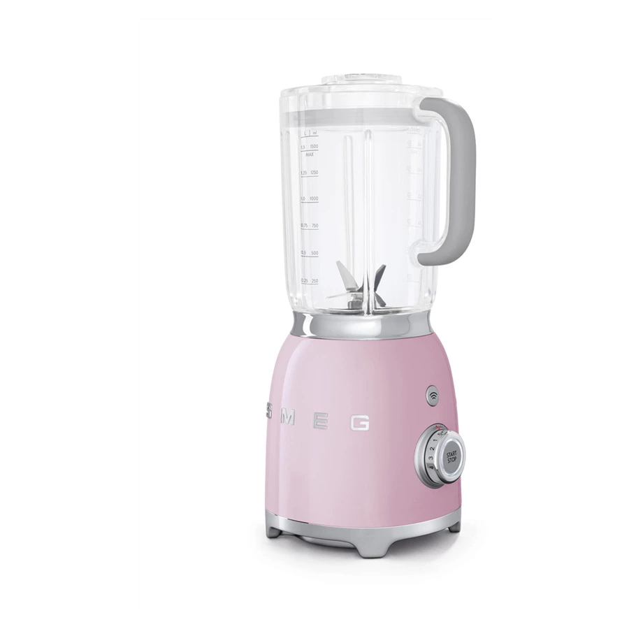 Блендер стационарный SMEG BLF01PKEU 800 Вт, кувшин 1,5 л, розовый