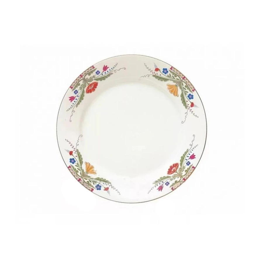 Тарелка закусочная ИФЗ Замоскворечье Европейская-2, 21,5 см, фарфор твердый