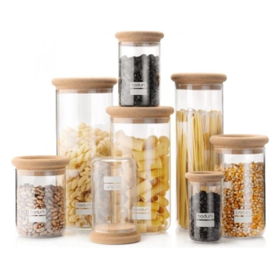 Банка для хранения Bodum Yohki 1 л, стекло, пробковая