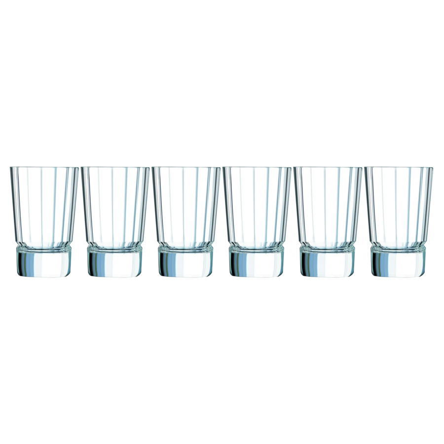 Набор стопок для водки Cristal D'arques Macassar 60 мл, 6 шт, стекло набор стеклянных стопок для водки kosem 60 мл 6 шт