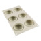 Форма для выпечки 3D пирожных Silikomart Падение Д6,8хН3,3 см, силикон