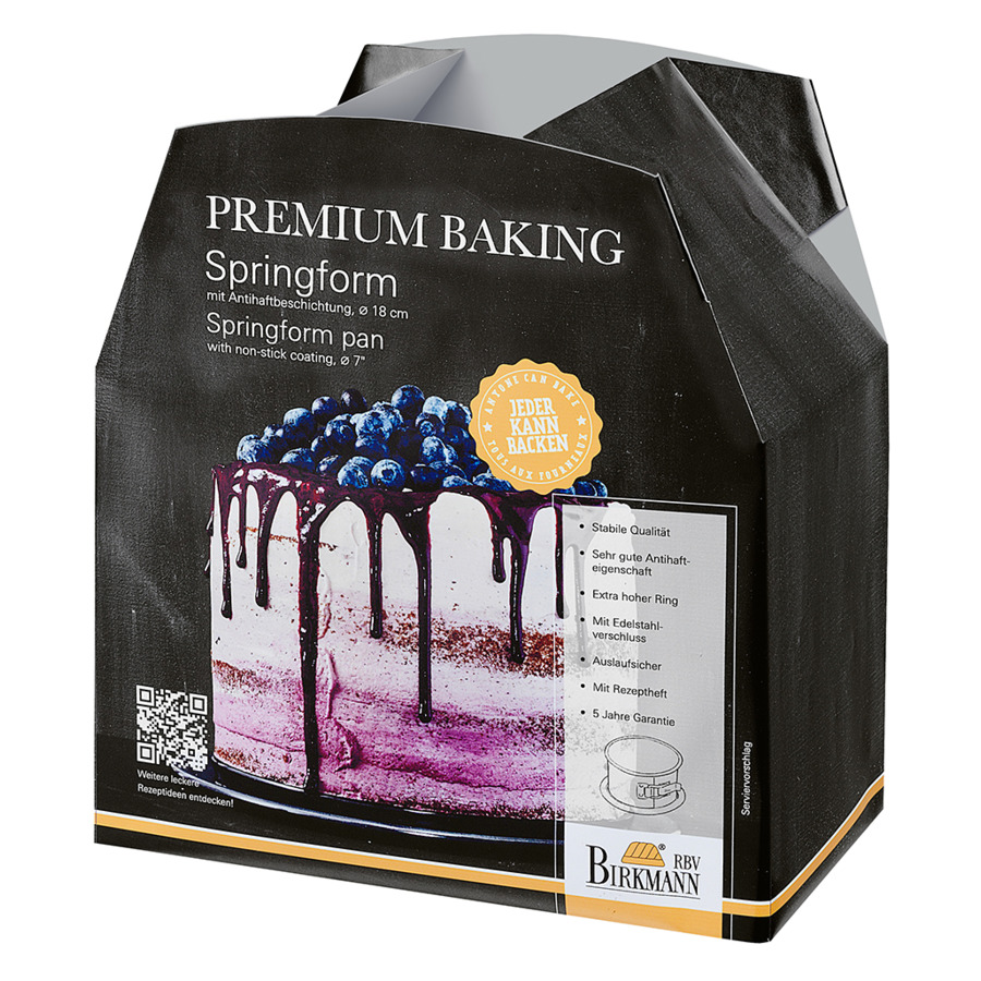 Форма круглая разъемная Birkmann Premium Baking 18 см