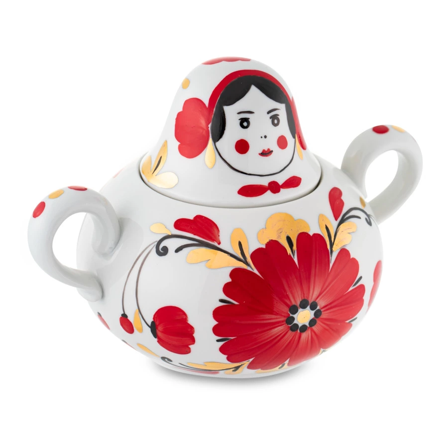 Набор чайный Франц Гарднер в Вербилках Веселушки на 2 персоны 7 предметов, фарфор твердый