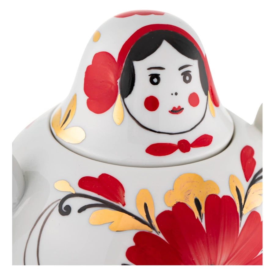 Набор чайный Франц Гарднер в Вербилках Веселушки на 2 персоны 7 предметов, фарфор твердый