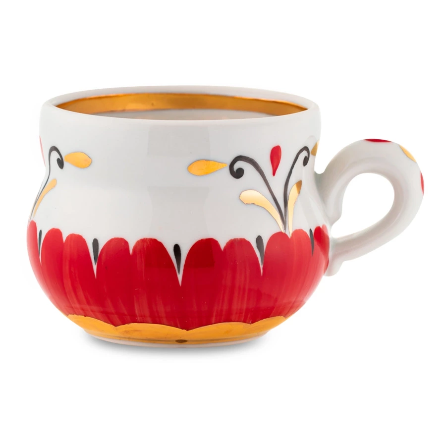 Набор чайный Франц Гарднер в Вербилках Веселушки на 2 персоны 7 предметов, фарфор твердый