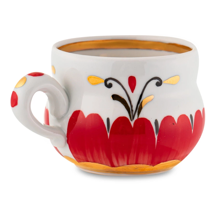 Набор чайный Франц Гарднер в Вербилках Веселушки на 2 персоны 7 предметов, фарфор твердый