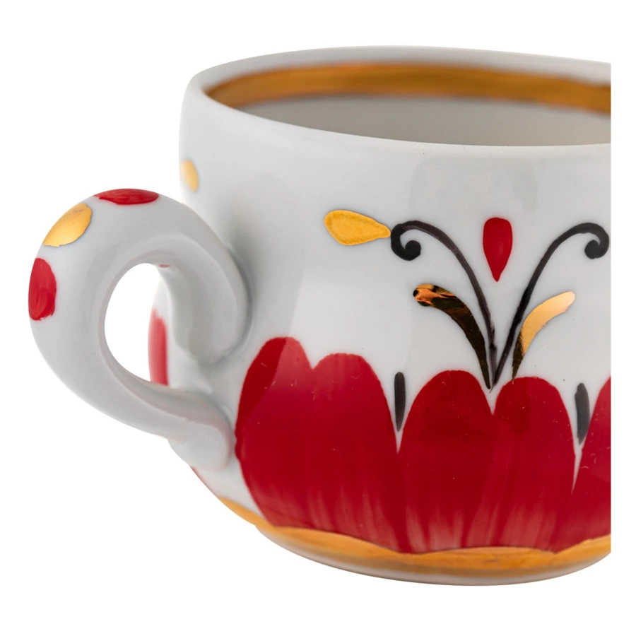 Набор чайный Франц Гарднер в Вербилках Веселушки на 2 персоны 7 предметов, фарфор твердый