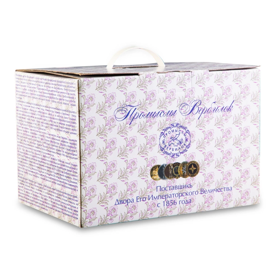 Набор чайный Франц Гарднер в Вербилках Веселушки на 2 персоны 7 предметов, фарфор твердый